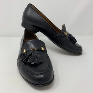 Black Bragano loafer for Cole Haan with tassel